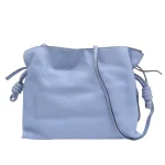 LOEWE Flamenco Medium Shoulder Bag Calfskin Blue