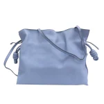 LOEWE Flamenco Medium Shoulder Bag Calfskin Blue