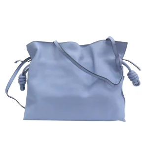 LOEWE Flamenco Medium Shoulder Bag Calfskin Blue
