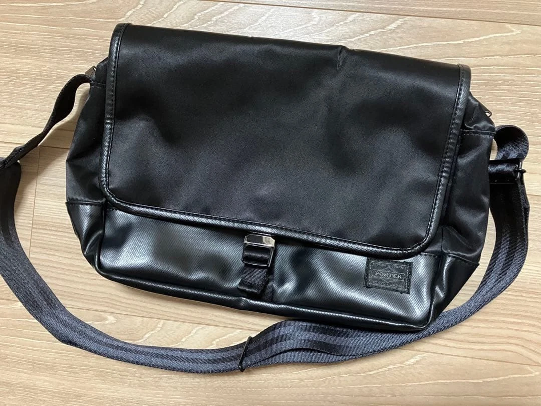 Yoshida Porter Shoulder Bag Black Men's From Japan Yoshida Porter Shoulder Bag Black Men's From Japan