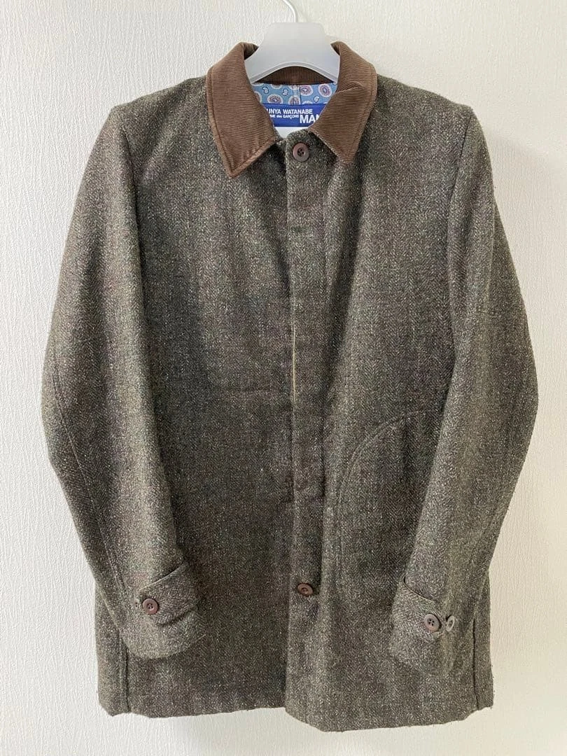 Junya Watanabe Comme Des Garcons Jacket Wool Black Men Size M Excellent Junya Watanabe Comme Des Garcons Jacket Wool Black Men Size M Excellent