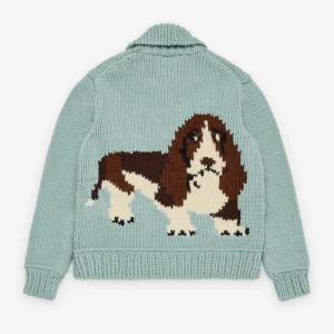 Junya Watanabe Man Men's Dog Cardigan Sax Blue