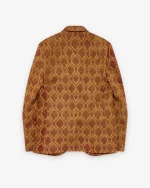 Junya Watanabe Men's Damask Patten Blazer Red/Yellow