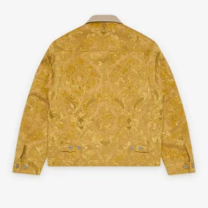 Junya Watanabe Man Men's Floral Patten Jacket Yellow