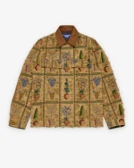 Junya Watanabe Man Men's Plant Pot Tapestry Jacket Brown