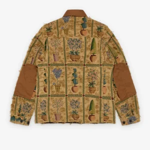 Junya Watanabe Man Men's Plant Pot Tapestry Jacket Brown